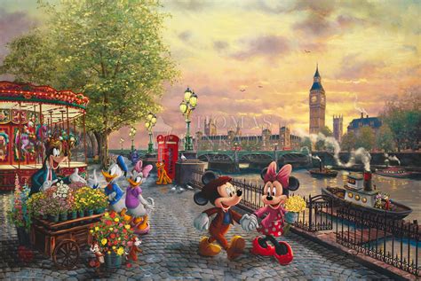 Thomas Kinkade Disney Paintings Wallpaper
