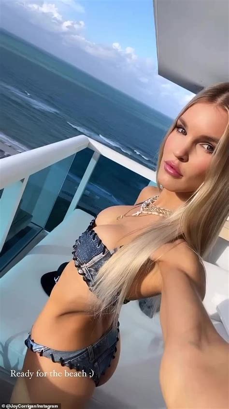 Joy Corrigan Puts Incredibly Ripped Figure On Display In Bikini During Photoshoot In Miami Beach
