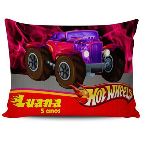 Almofada Personalizada Do Hot Wheels Menina Elo