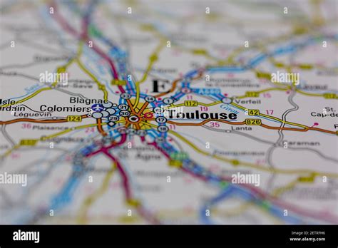 carte de toulouse banque de photographies  dimages  haute