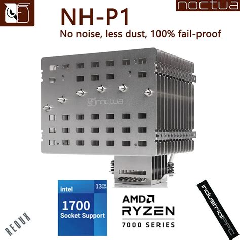 Пассивный радиатор процессора NOCTUA NH-P1, 6 тепловых трубок | AliExpress