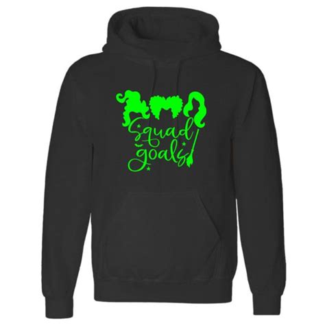 Hoodie Squad Goals Print Shirts Halloween High Quality