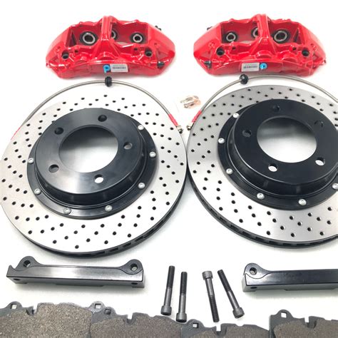 Jekit Red Aluminun Brake Caliper Gt Mm Drilled Disc System