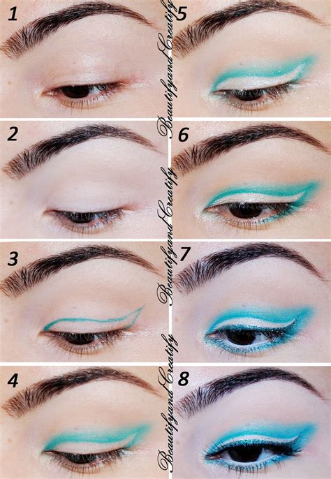 Colorful Subtle Winged Eye Makeup Tutorial