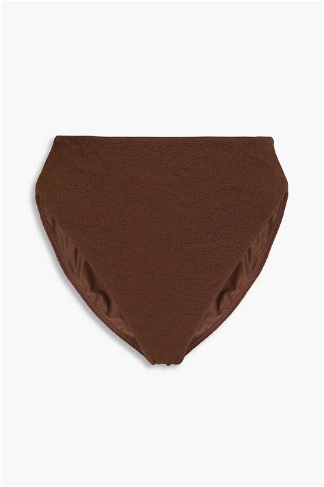 Mara Hoffman Imina Stretch Matelass Bikini Briefs The Outnet