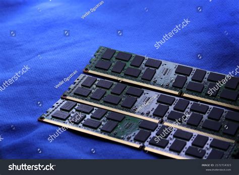 closeup desktop computer memory pc ram stock photo