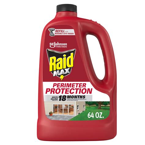 Raid Max Indoor Spider Spray Mosquito Killer Perimeter Protection Bug