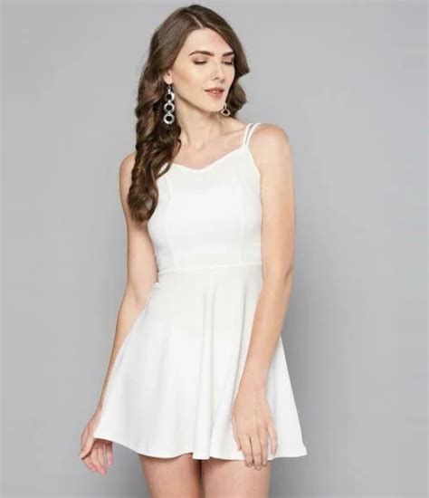 Buy SSoShHub Women White Self Design Polyester Baby Doll Lingerie Set