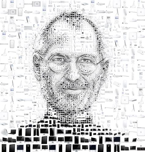 The Twin Portraits Of Steve Jobs On Behance