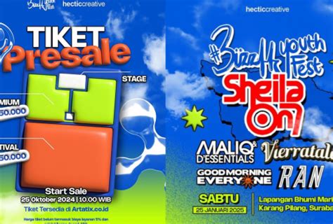 Resmi Ini Daftar Harga Tiket Dan Seatplan Konser Sheila On 7 Tunggu