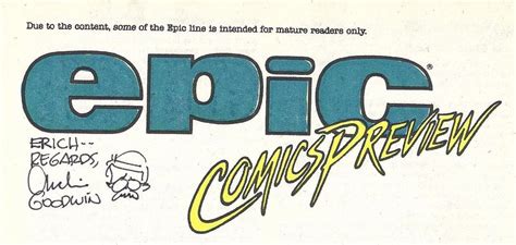 Archie Goodwin Self Portrait Doodle 1986 In Erich Ms Miscellaneous