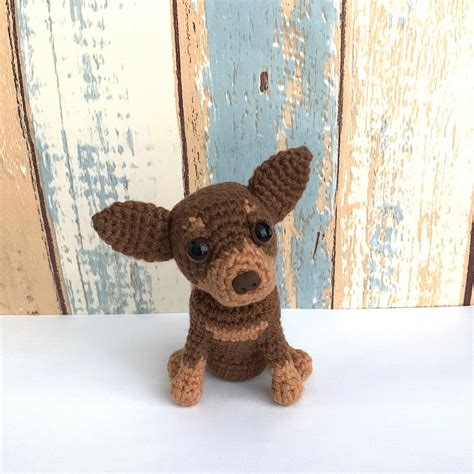 Chihuahua Dog Amigurumi Crochet Pattern Pdf File Format Etsy