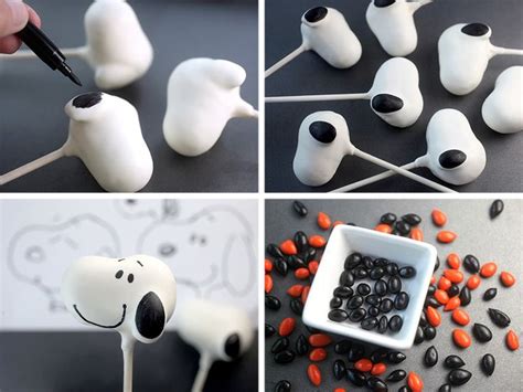 Happy Birthday Snoopy Cake Pops