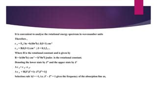 reeja seminar.pdf rotational spectroscopy | PPT