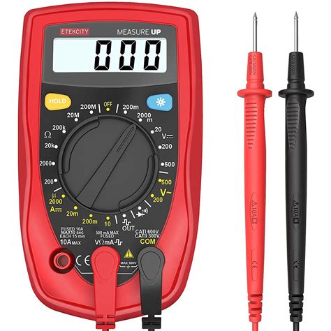 Etekcity Digital Multimeter MSR R500 Electronic Volt Current Ohm