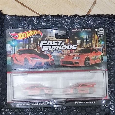 Hot Wheels Two Pack Fast And Furious Toyota Supra Gr Supra Shopee Malaysia