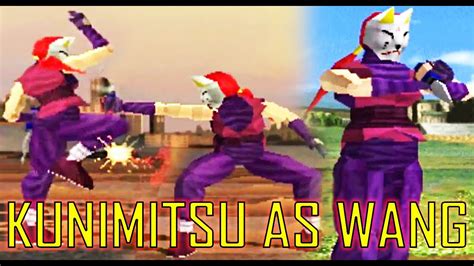 TAS Kunimitsu With Wang S Moves Gameplay Tekken 2 Arcade Version