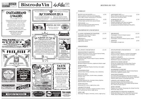 Bistro Du Vin – Harrogate Harrogate's full menu online