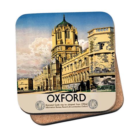 Oxford GWR Colleges Coaster – Railway Posters