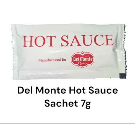 Del Monte Hot Sauce Sachet Per Box Only 250pcs Shopee Philippines