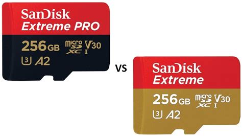Sandisk Extreme vs Extreme Pro (Best for Video Camera?)