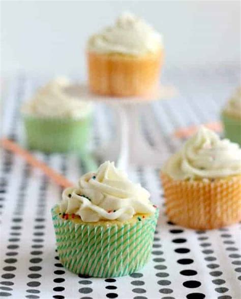 Vanilla Cupcakes with a Surprise Inside! - i am baker