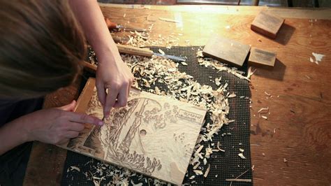 Japanese Woodblock Printmaking Youtube