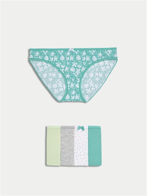 Buy Marks Spencer Women Pack Of Printed Bikini Briefs Briefs For Women Myntra