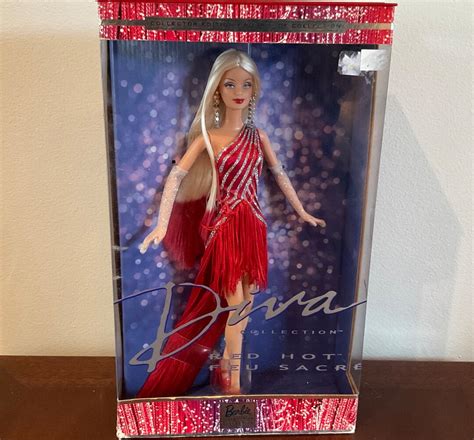 Diva Collection Red Hot Barbie Mattel Nrfb Etsy