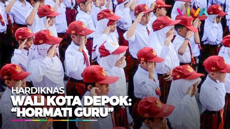 Meriahkan Hardiknas 2024 Pemkot Depok Upacara Vlix Id