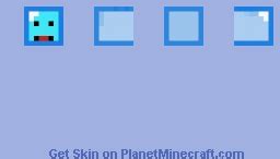 floatin' diamond block Minecraft Skin