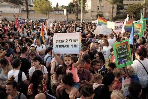 Thousands Protest In Tel Aviv Over Governments Anti Gay Adoption