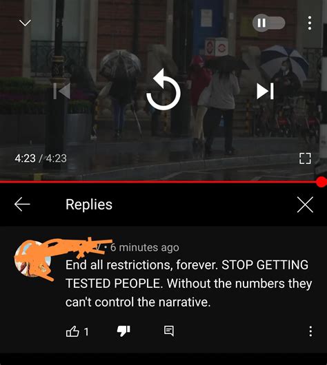 "Stop testing, don't let them control the narratives!" | Scrolller