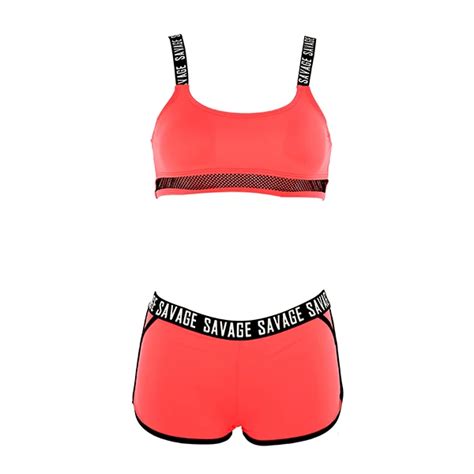 Andzhelika Bikinis Women Letter Sport Swimsuit Soft Cup Bikinis Set Summer Sexy Brazilian Bikini