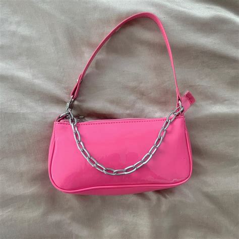 Y K Hot Pink Shoulder Bag Small Shoulder Bag With Depop