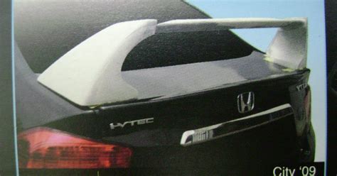 Rev Motorsport Honda City Year 09 Rear Spoiler