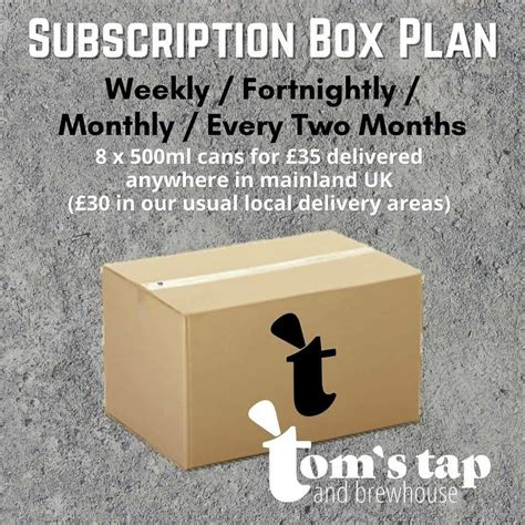 Beer Subscription Box - Tom's Tap and Brewhouse