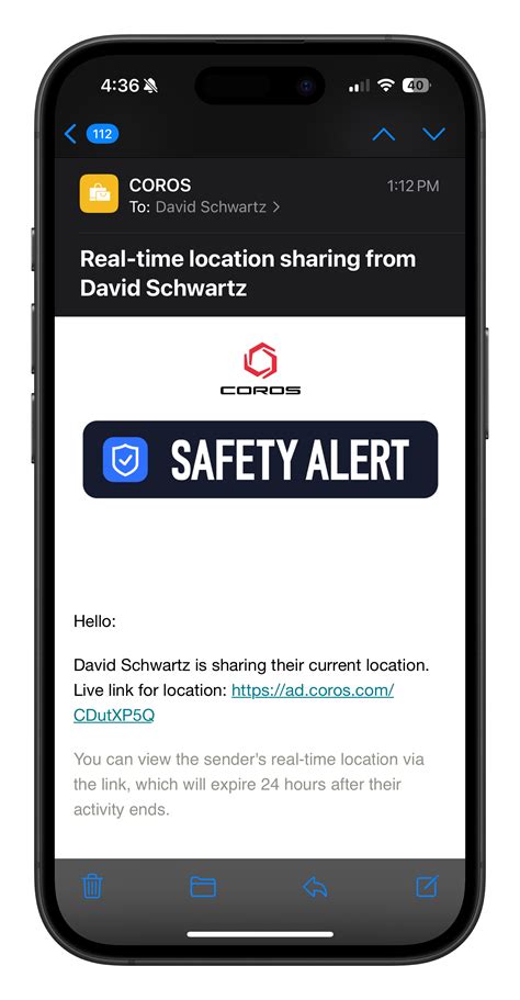 Safety Alerts – COROS Help Center