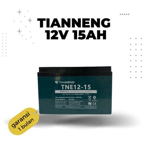 Jual Aki Selis Tianneng 12V 15AH Tian Neng Aki Solar Panel 12V 15AH