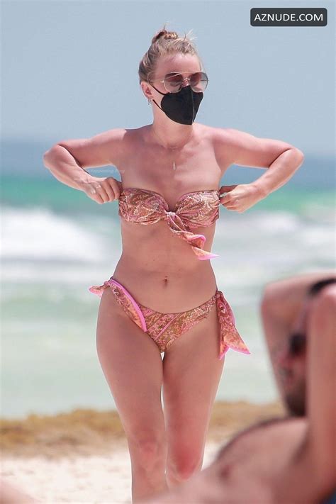 Julianne Hough Sexy Hits The Beach In A Bikini In Tulum Mexico AZNude