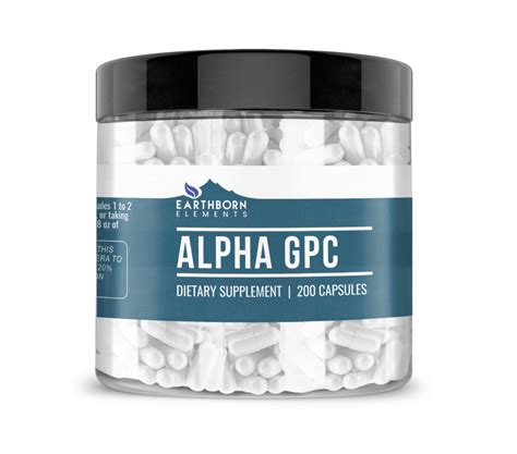 Alpha GPC Capsules - Earthborn Elements