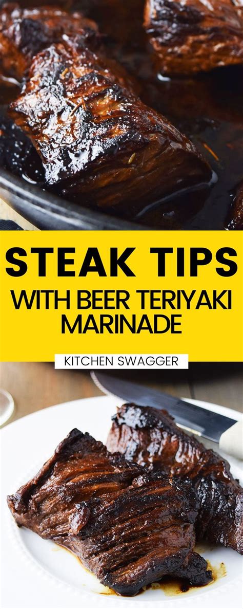 Marinated Steak Tips Recipe With Beer Teriyaki Marinade Artofit