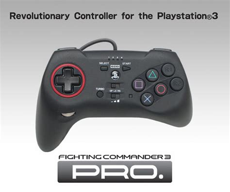 Hori Fighting Commander 3 Game Pad (PS3) (OOP) – Arcade Shock