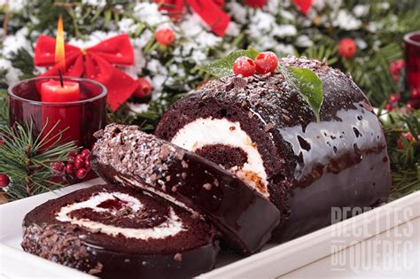 La Bûche De Noël Recettes Du Québec