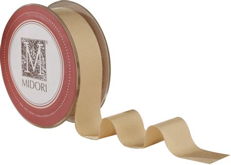 Grosgrain Ribbon - Linen, Pastel Cream Ribbon