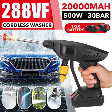 Vf W Electric Cordless High Pressure Cordless Washer Spray Washer