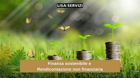 Finanza Sostenibile E Rendicontazione Non Finanziaria