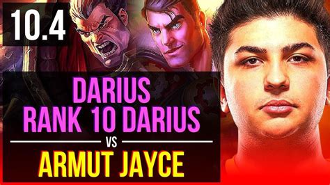 Darius Vs Armut Jayce Top Rank 10 Darius 2 Early Solo Kills Kda 9