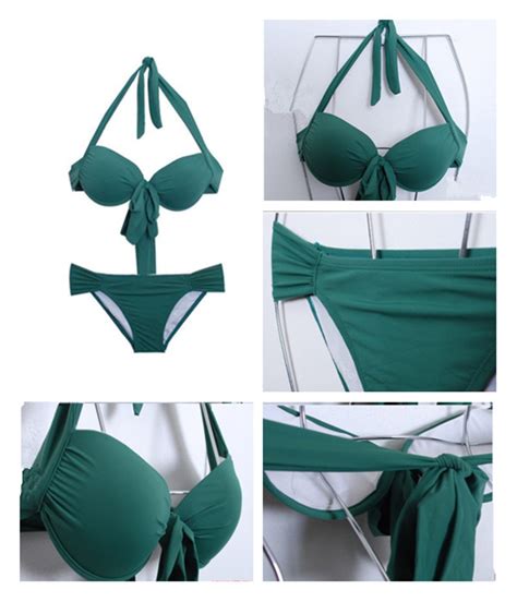 Split Triangle Bikini Piece Swimsuit On Luulla