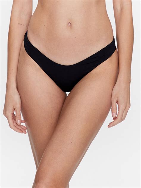 Seafolly Dół od bikini Collective Czarny Modivo pl